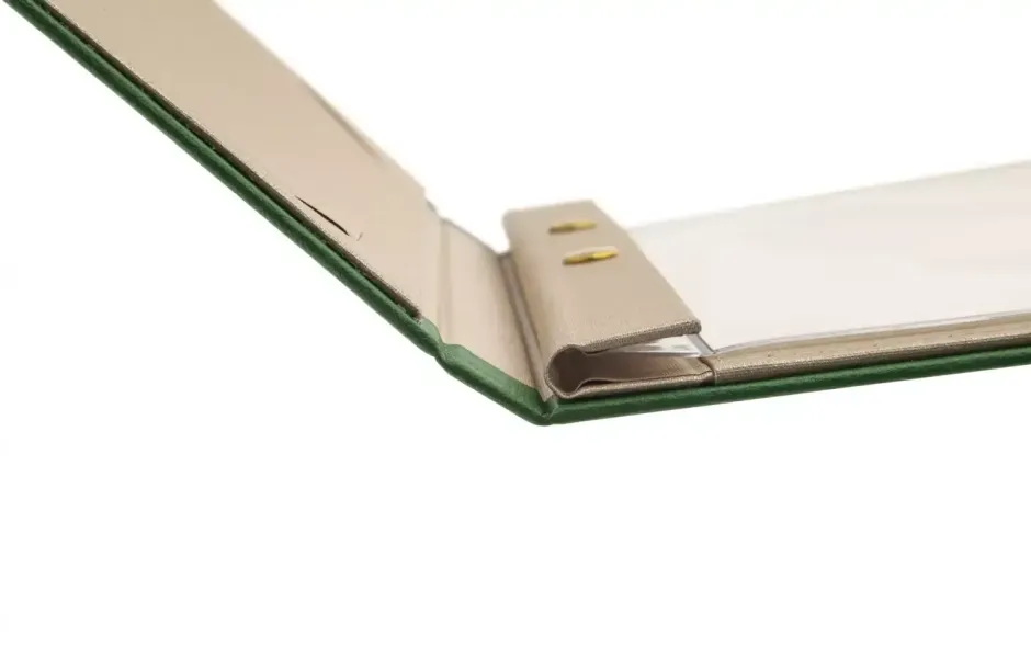 Zimmermappen-Modell Luxury mit Druckknopfleiste innen
