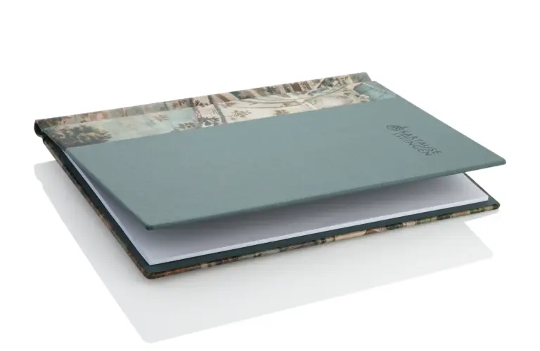 Speisekarte aus Buchleinen mit UV-Druck