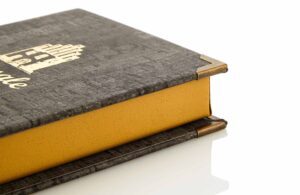 Porte-factures en cuir souple aspect liège