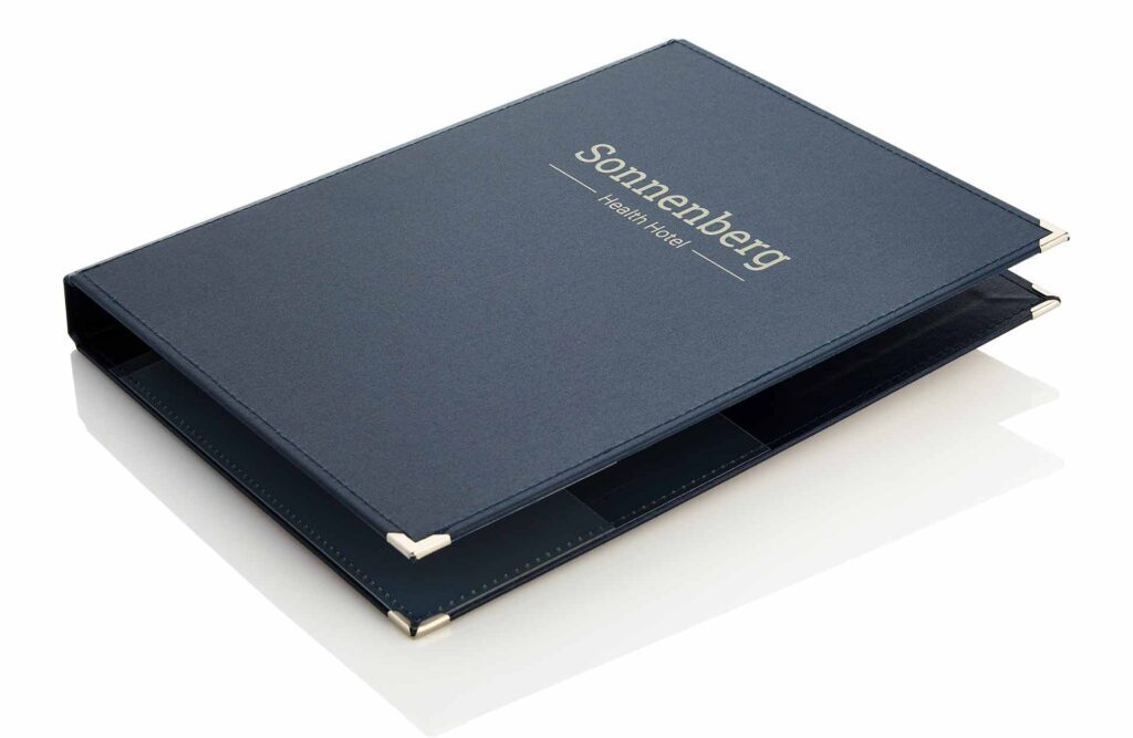 Zimmermappen-Modell Royal in blau