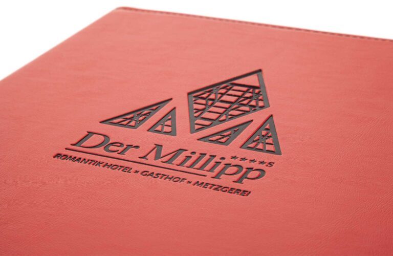 Permatter deepened on foam leather