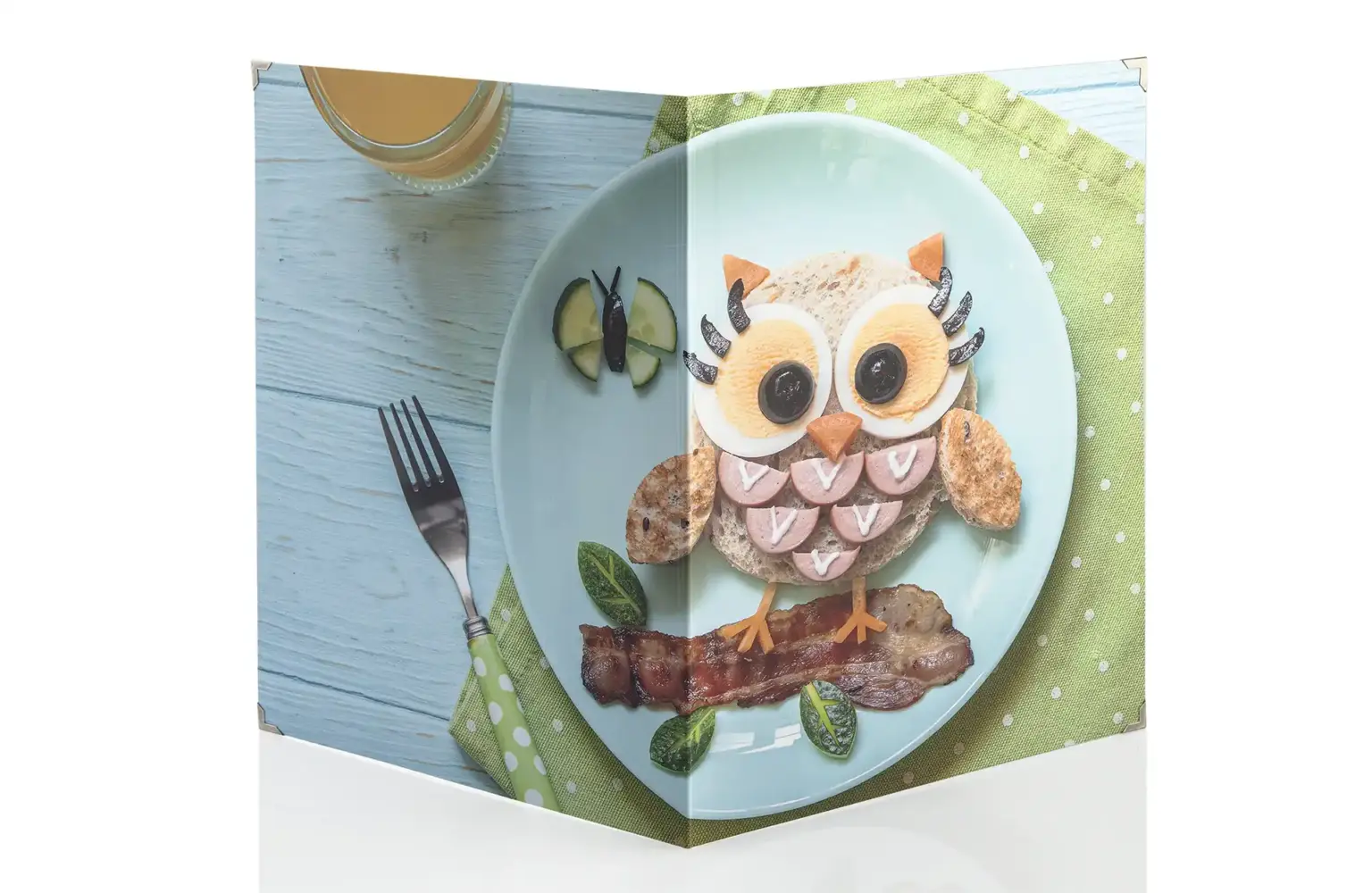 Kartonový jídelní lístek s individuálním potiskem