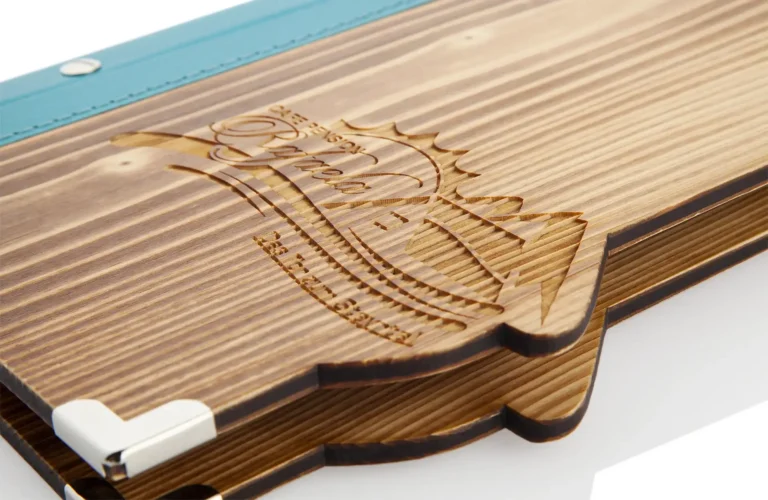 Menu with individual cutout