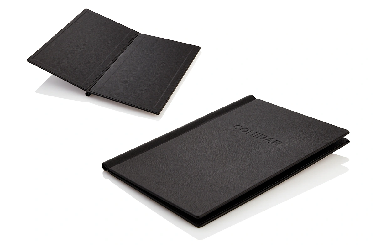 Kožená menu s reliéfem