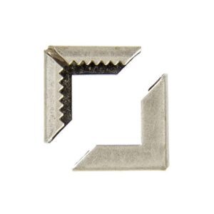 Ecken klein Altsilber 13 mm