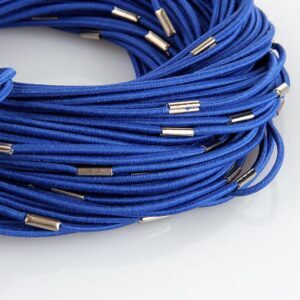 Cordon en caoutchouc bleu