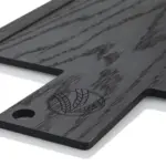 Wooden menu board in snack board look