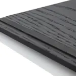 Menuboard made of black oak with rubber band in black