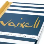 Cardboard menu with individual print