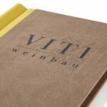 Quickfix soft leather in brown with logo combination