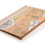 Wooden menu with UV printing
