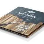 Cardboard menu with individual print