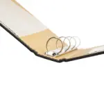 Royal room folder model with ring mechanics in silver