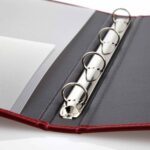 Room folder model Windsor with silver ring mechanics inside