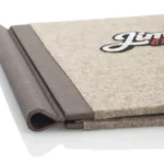 Menu en loden avec dos à pince