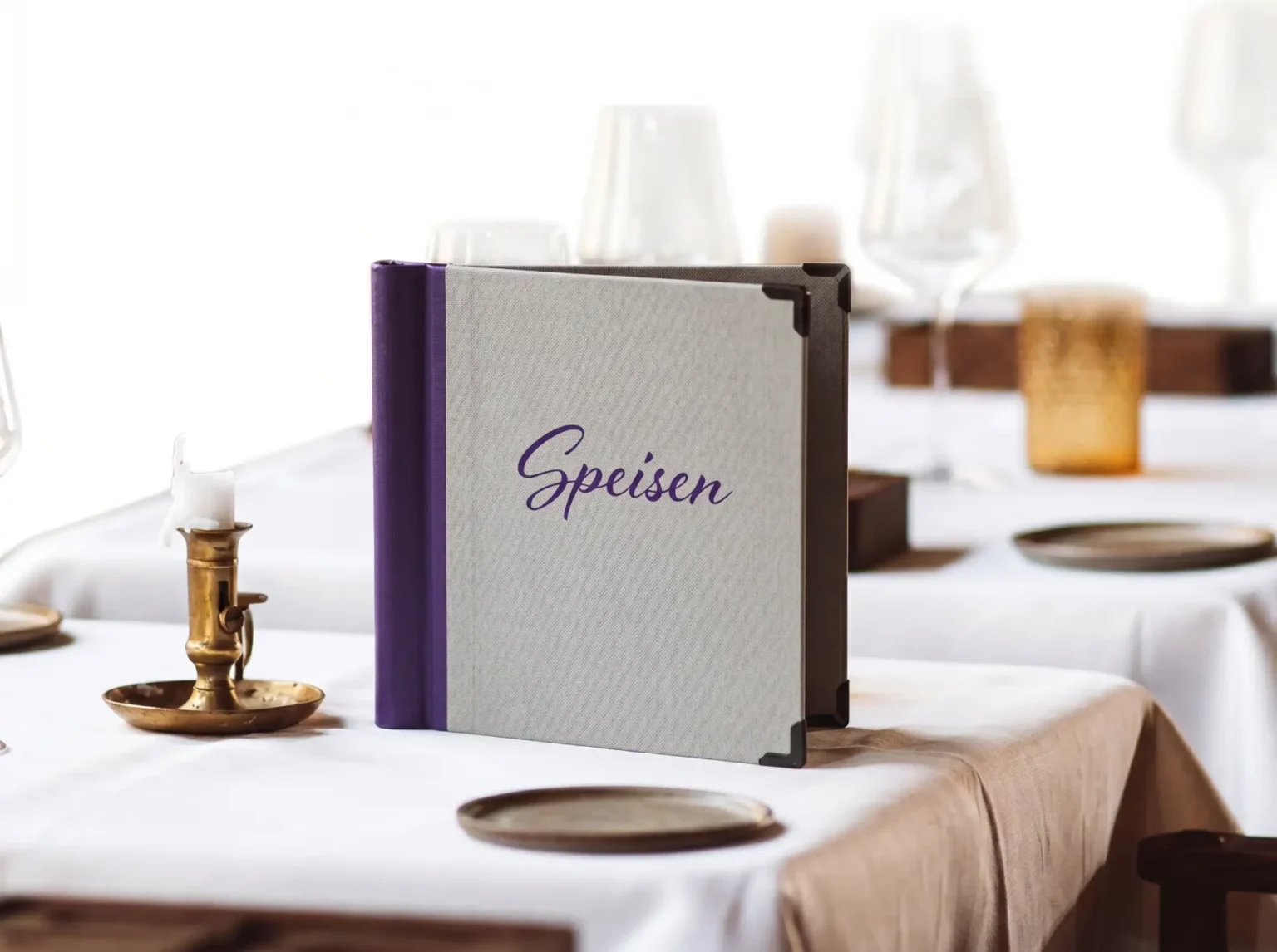 Speisekarte Quickfix mit Aufdruck quadratisch bei Gastrotopcard kaufen
