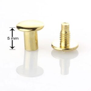 Schrauben-Set Gold 5 mm