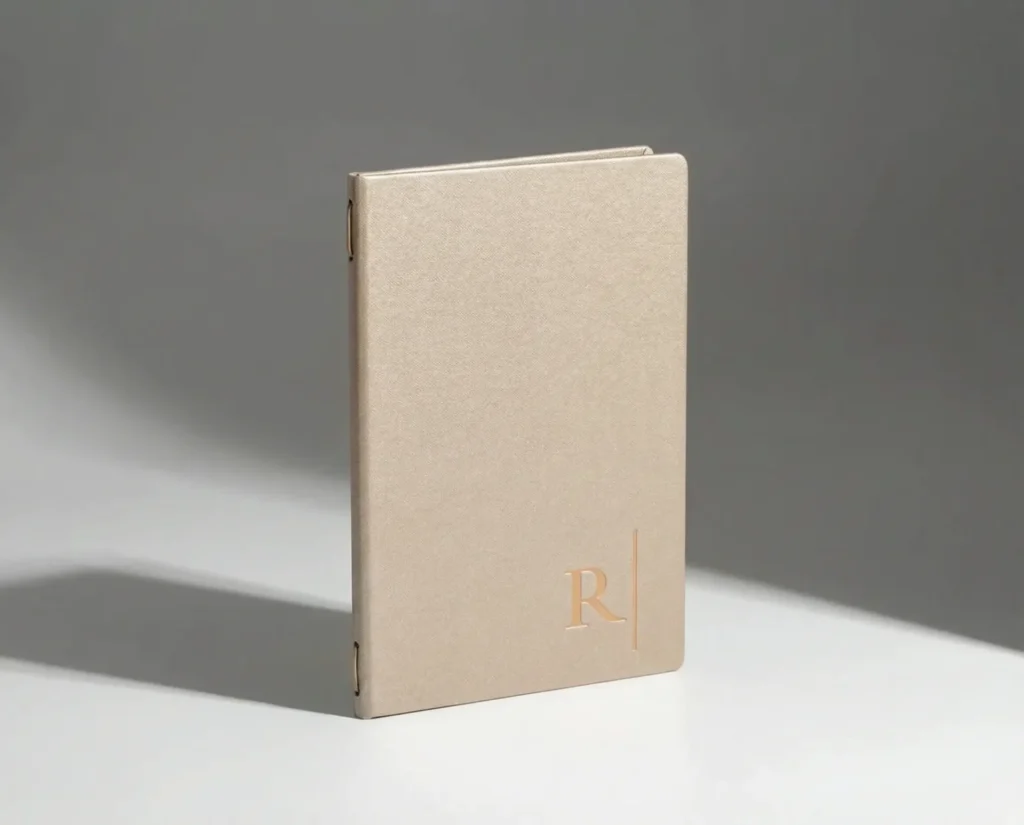 Kordesso light Speisekarte aus Leinen