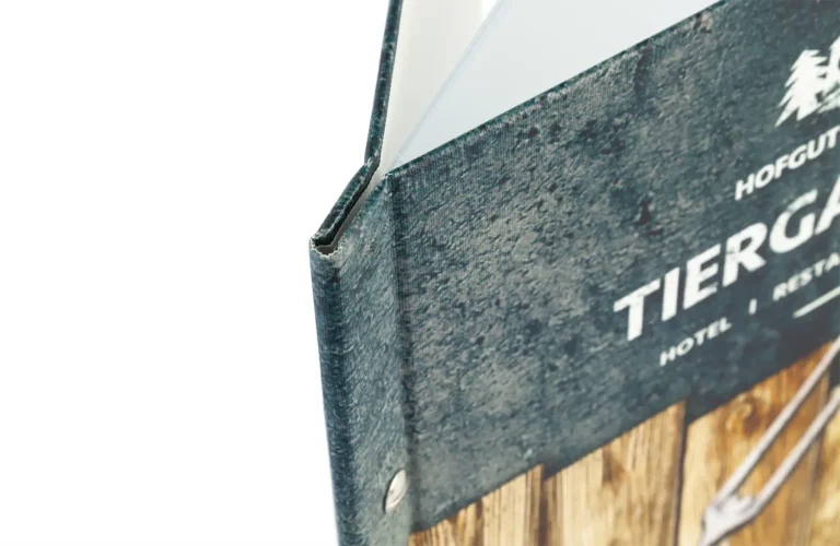 Select aus Buchleinen mit vollflächigem Druck