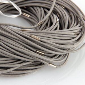 Gray rubber cord