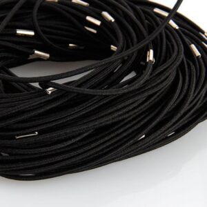 Black rubber cord