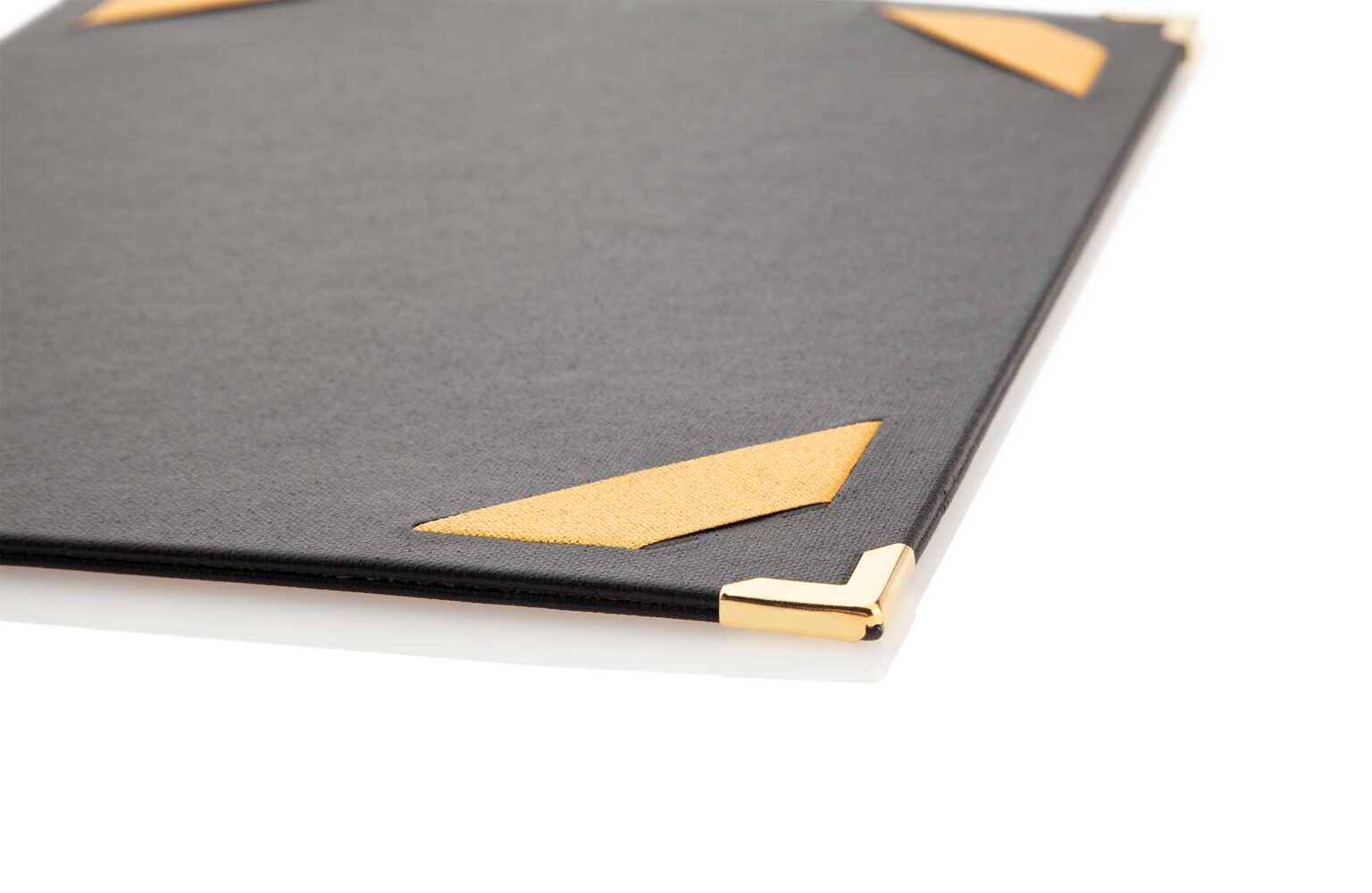 Modèle de menuboard avec boucles en jaune