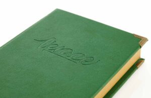 Blind embossing on soft leather