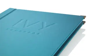 Gaufrage à l'aveugle sur toile de reliure