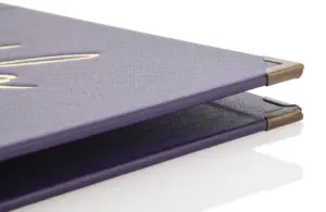 Médicis Quickfix en violet avec de vieux coins d'or