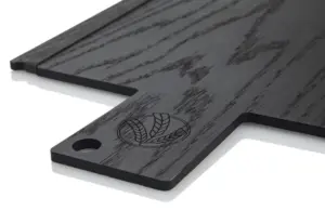 Menuboard aus Holz in Jausenbrettoptik