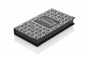 Rechnungsmappe mit weissem UV Druck