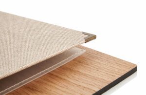 Selectboard mit Leinencover und Altgold-Ecken