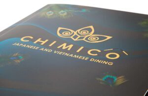 Speisekarte aus Karton mit Individualdruck