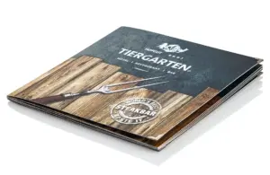 Speisekarte aus Karton mit Individualdruck