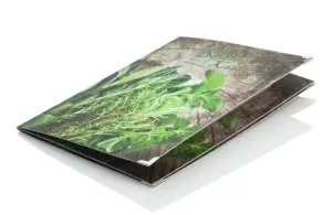 Speisekarte aus Karton mit Motivdruck