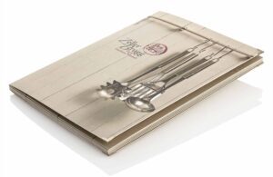 Speisekarte aus Karton mit Motivdruck