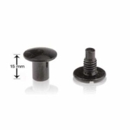 Black screw set 15 mm