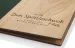 Carte en bois avec gravure laser