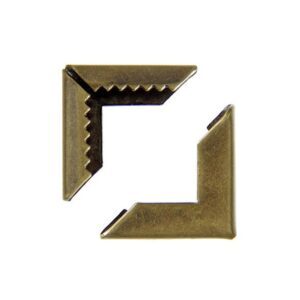Ecken klein Altgold 13 mm