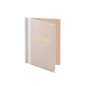 Speisekarten aus langlebigem Material in beige bei Gastrotopcard kaufen