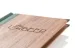 Speisekare aus Holz mit Laser-Druck bei Gastrotopcard kaufen